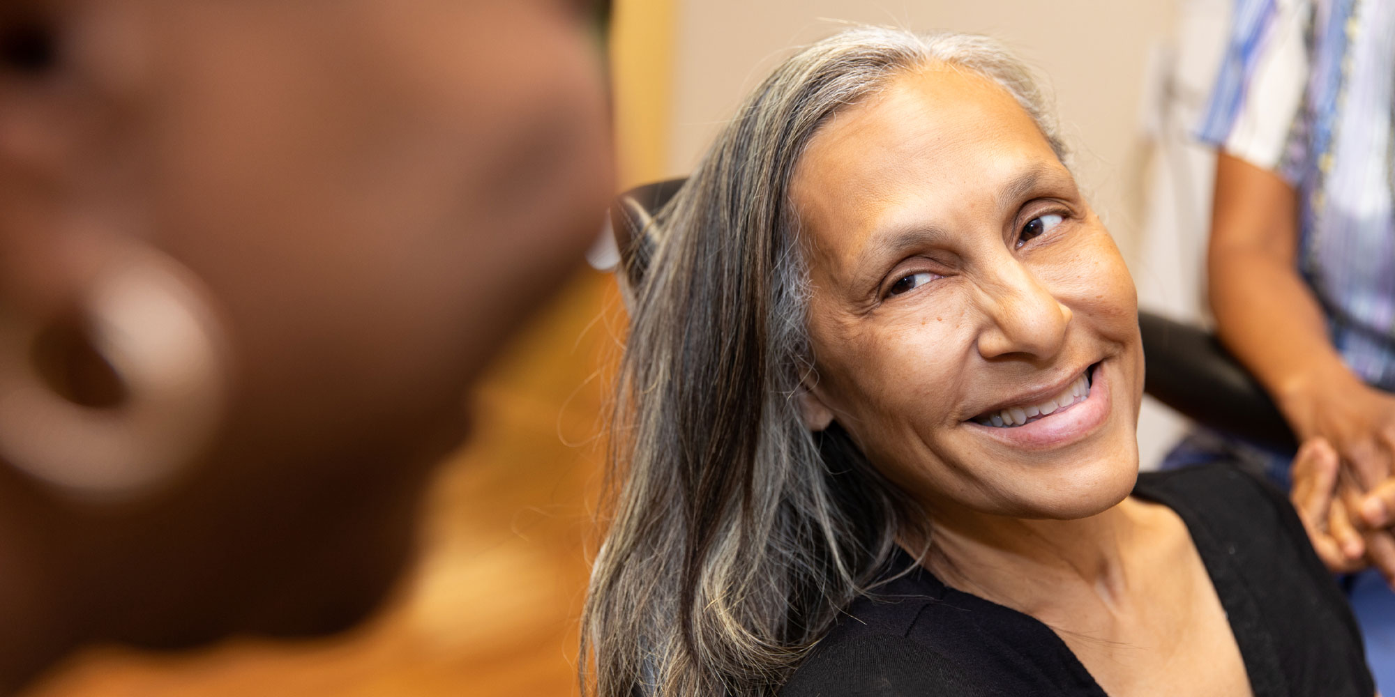 dental implant patient smiling